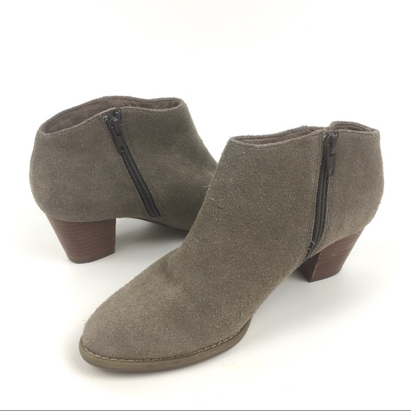 Vionic tan suede fringe boot faros leather comfort - Picture 4 of 6